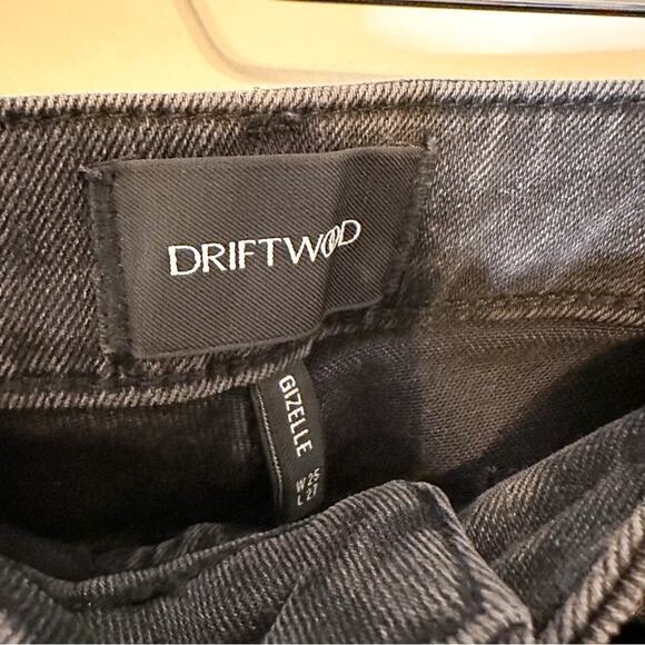 Driftwood Black Embroidered Distressed Jeans - Picture 3 of 5